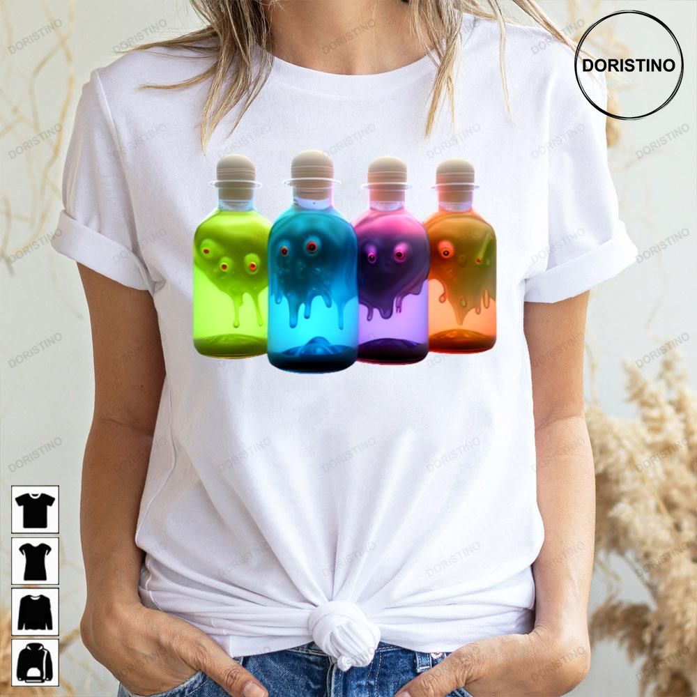 Ghost Bacteria Hd Realistic Colorful Limited Edition T-shirts